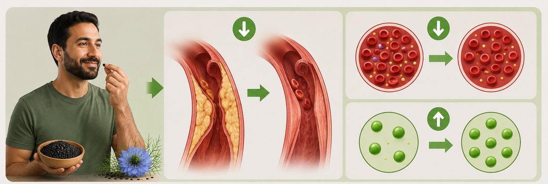 What the lab found- How black cumin seed affects fat and cholesterol levels.
