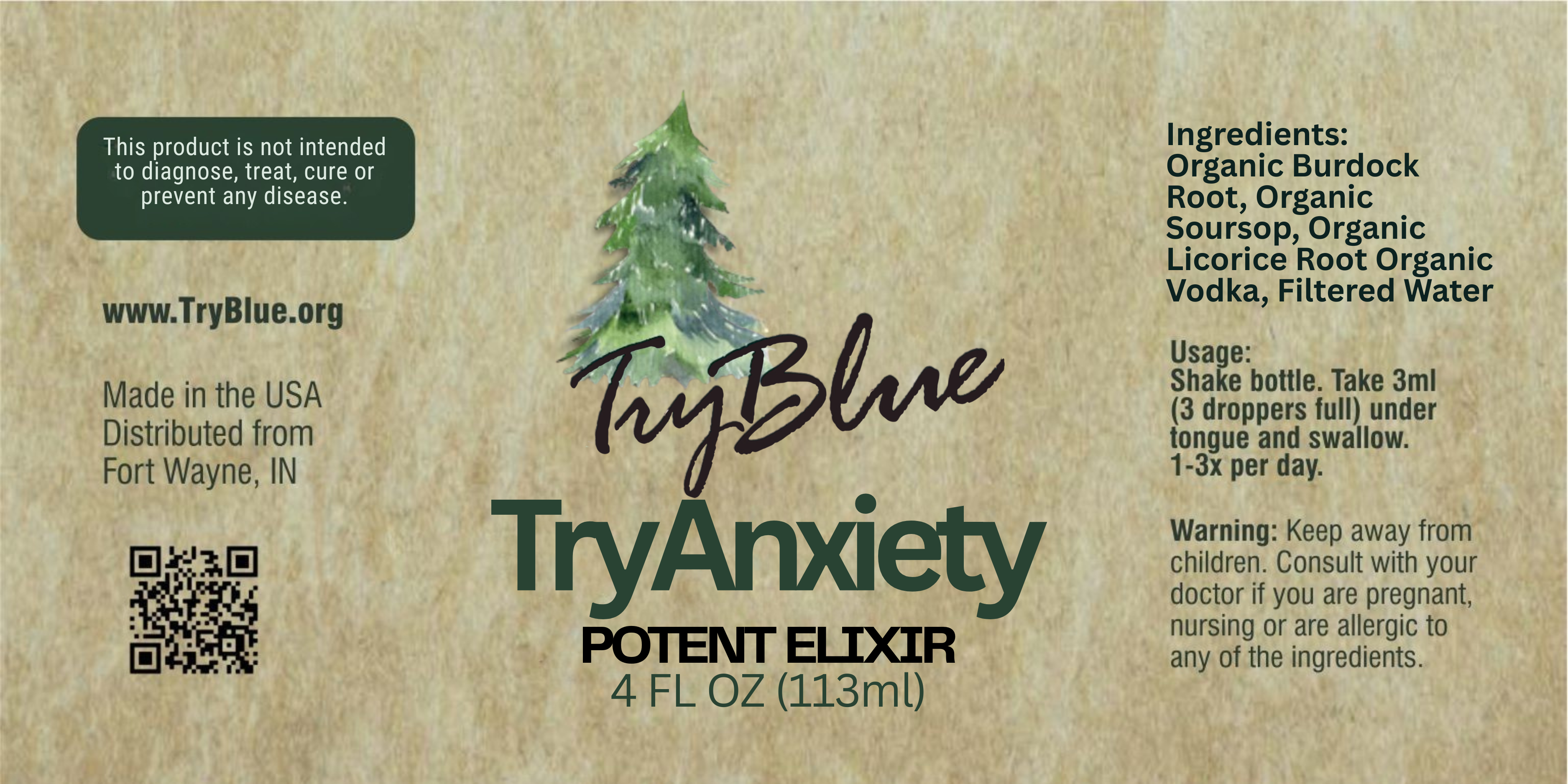 TryAnxiety Potent Elixir Mix