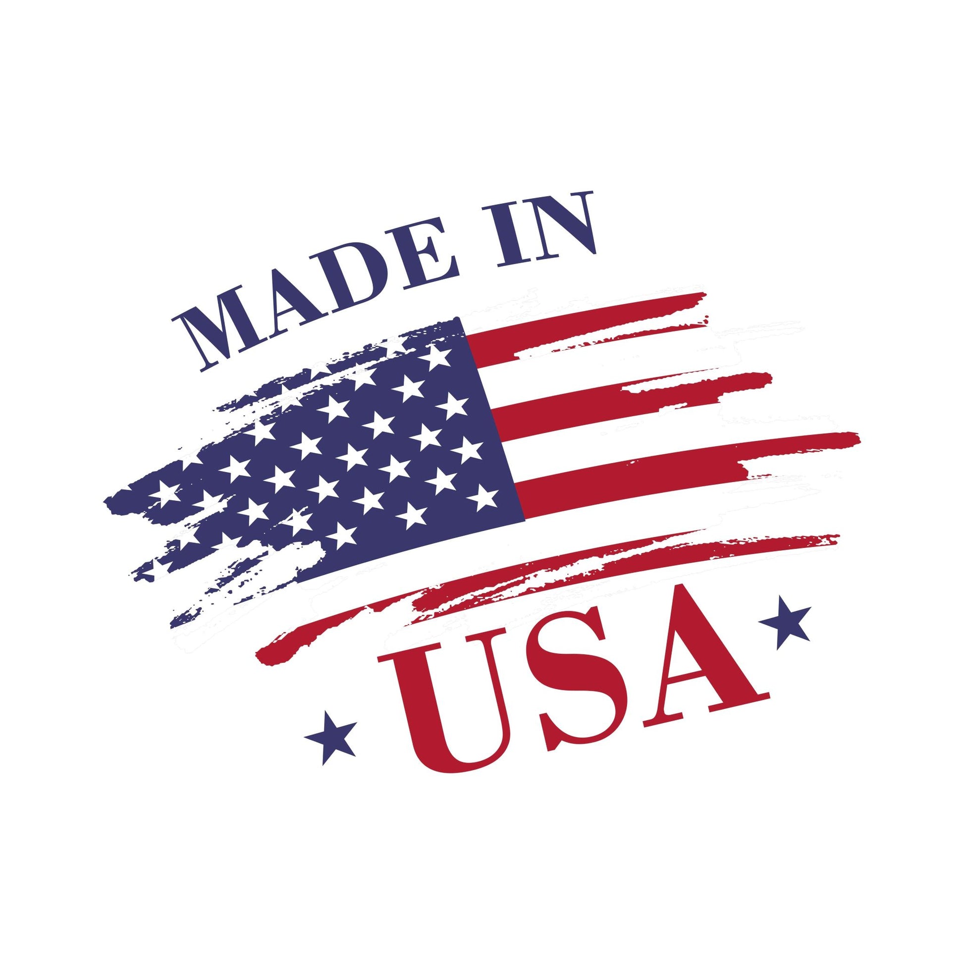 Made in the USA Flag Emblem logo seal